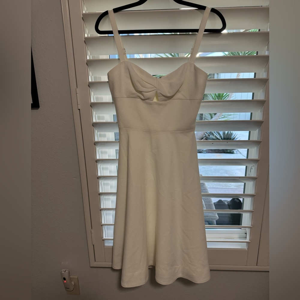 Dress the Population Strapless Cream Dress